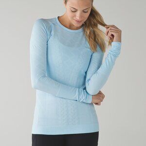 new with tags WHITE lulu lemon size 6 pull rest less pullover long sleeve